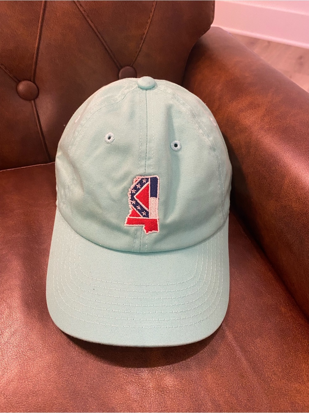 🆕 State Traditions Mississippi State Traditional Hat Mint Green BRAND NEW ✨